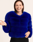 Kirsten | Women's Short Fluffy Faux Fur Winter Jacket 11