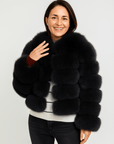 Kirsten | Women's Short Fluffy Faux Fur Winter Jacket 14