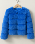 Kirsten | Women's Short Fluffy Faux Fur Winter Jacket 20