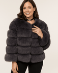 Kirsten | Women's Short Fluffy Faux Fur Winter Jacket 22