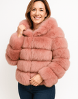 Kirsten | Women's Short Fluffy Faux Fur Winter Jacket 2