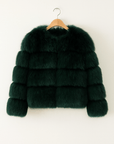 Kirsten | Women's Short Fluffy Faux Fur Winter Jacket 5