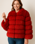 Kirsten | Women's Short Fluffy Faux Fur Winter Jacket 8