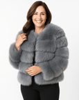 Kirsten | Women's Short Fluffy Faux Fur Winter Jacket 9