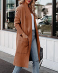 Kylie | Elegant Knitted Winter Suede Coat 1