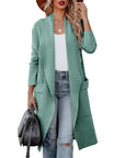 Kylie | Elegant Knitted Winter Suede Coat 6