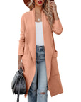 Kylie | Elegant Knitted Winter Suede Coat 8