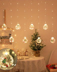 LanternLuxe | Warm LED Christmas Curtain Decor 0