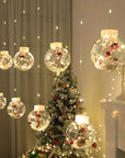 LanternLuxe | Warm LED Christmas Curtain Decor 1