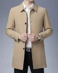 Lars | Classic Men’s Long Coat for a Polished and Professional Look 0