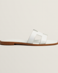 Leather Flat Sandals for Women with Adjustable Cut Out Straps – Comfortable Everyday Footwear 5