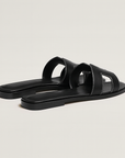 Leather Flat Sandals for Women with Adjustable Cut Out Straps – Comfortable Everyday Footwear 7