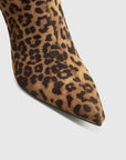 Leopard Print Knee High Boots for Women with Pointed Toe and Mid-Heel – Stylish and Comfortable 6