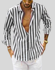 Liam | Modern Slim Fit Striped Men's Shirt 2