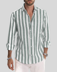 Liam | Modern Slim Fit Striped Men's Shirt 4