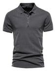 Liam | Stylish Soft Long Sleeve Polo Shirt 0