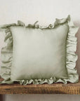 LinenRuffle | Elegant Soft Textured Decorative Pillow Cover 0