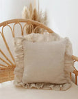 LinenRuffle | Elegant Soft Textured Decorative Pillow Cover 4