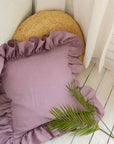 LinenRuffle | Elegant Soft Textured Decorative Pillow Cover 7
