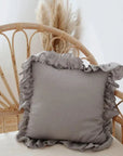 LinenRuffle | Elegant Soft Textured Decorative Pillow Cover 8