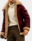 Lucas | Aviator-Style Leather Winter Jacket for Men 3