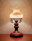 LumaSophie – Classic Red-Brown Urn Table Lamp 0