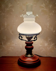 LumaSophie – Classic Red-Brown Urn Table Lamp 2