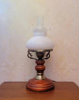 LumaSophie – Classic Red-Brown Urn Table Lamp 4