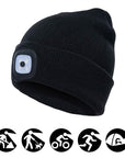 LumenCap | Versatile Warm LED Beanie Hat for Outdoor Activities 2