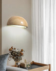 LumenStone | Elegant Natural Stone Wall Sconce Light for Cozy Ambiance 1