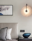 Lumenda | Modern Alab Marble LED Wall Lamp for Minimalist Elegance 7