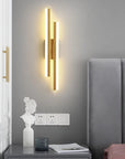 LumiGlow Modern LED Wall Light: Elegant Minimalist Lamp for Hallways & Living Rooms 0