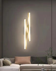 LumiGlow Modern LED Wall Light: Elegant Minimalist Lamp for Hallways & Living Rooms 1
