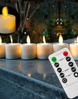 LumiGlow | Elegant Realistic Flameless LED Moving Wick Candle Set 1