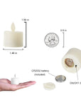 LumiGlow | Elegant Realistic Flameless LED Moving Wick Candle Set 5