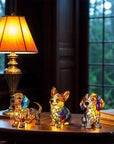 LumiPup | Stained Glass Dog Design Decorative Table Lamp Night Light 8