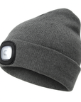 LuminHat | Versatile Warm Knit Beanie with Rechargeable LED Light 0