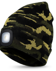 LuminHat | Versatile Warm Knit Beanie with Rechargeable LED Light 10