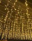 LuminaCascade | Stunning Waterproof Outdoor String Icicle Party Lights 0