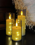 LuminaGlow | Elegant Remote-Controlled Flameless Candle Holder Set 6
