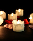 LuminaGlow | Elegant Safe Flameless LED Tea Light Candle Holders Set 3