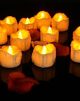 LuminaGlow | Elegant Safe Flameless LED Tea Light Candle Holders Set 5