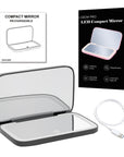 Luminara | Elegant Compact LED Makeup Mirror with Dual Magnification 18