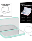 Luminara | Elegant Compact LED Makeup Mirror with Dual Magnification 7