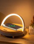 Luminara | Modern Multifunctional Table Lamp with Wireless Charger & Speaker 0
