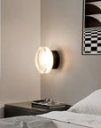 Luminara | Stylish Minimalist Black Round Wall Light Sconce Fixture 4