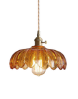 Lumoro | Elegant Glass Flower Pendant Lamp 7