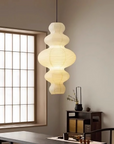 Lumory | Multi-layered Rice Paper Pendant Lamp for Minimalist Elegance 1