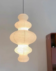Lumory | Multi-layered Rice Paper Pendant Lamp for Minimalist Elegance 3