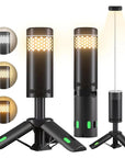 LumosGlow | Compact Rechargeable LED Camping Lantern with Magnetic Tripod 0